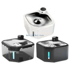 2.8L Auto Circulating Pet Water Fountain (Stainless Steel Tray, Non-Slip)