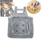 Cat Carrier Cuddle Apron (Soft Fleece, Hair Prevention, Warm Blanket)