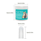 50-Count Pet Finger & Beauty Wipes — Teeth, Ear & Eye Cleaning for Dogs & Cats