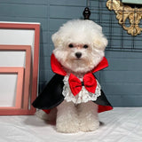 Vampire Prince Cape Costume for Dogs (Cosplay Dress-Up)