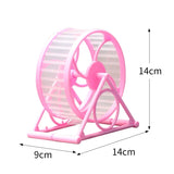 Silent Hamster Running Wheel — Anti-Jam Exercise Wheel with Stand