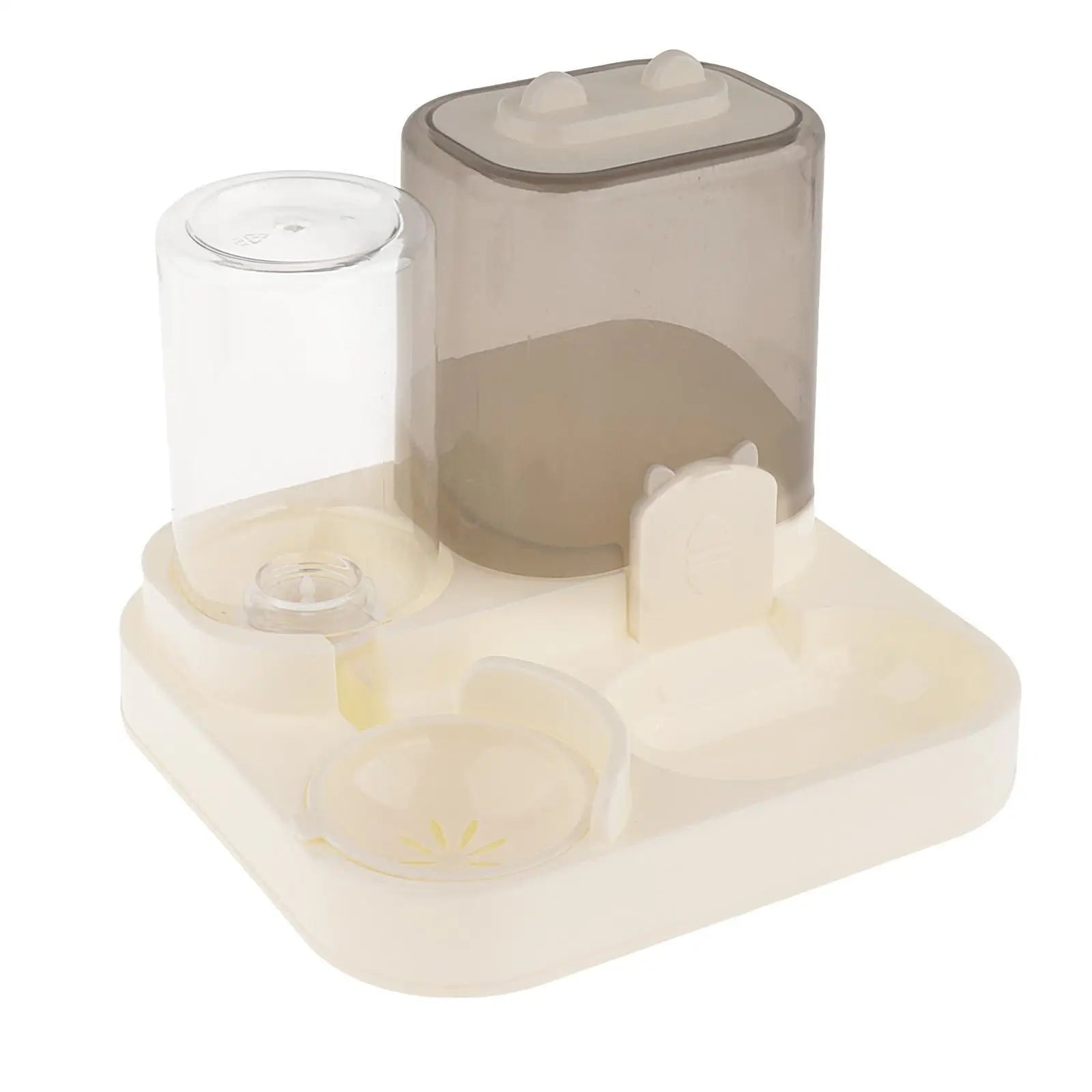 2-in-1 Automatic Pet Feeder Bowl (Detachable, Travel, Cats & Rabbits)