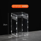Acrylic Nano Terrarium — Ventilated Enclosure for Tarantulas & Small Reptiles