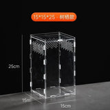 Acrylic Nano Terrarium — Ventilated Enclosure for Tarantulas & Small Reptiles