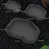 3-in-1 Rock-Look Reptile Bowl — Food, Water & Soaking Dish