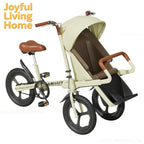 3-Wheel Parental-Control Tricycle Pushchair Pet Stroller — Portable Travel Bike for Pets & Families