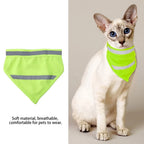 Reflective Dog Bandana Scarf (Washable, Luminous, Adjustable)