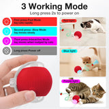 3-Mode Electric Moving Ball Cat Toy — Automatic Interactive Boredom Relief for Kittens & Adults