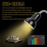 Rotatable Reptile Lamp Holder — Adjustable Basking Fixture for Turtles & Lizards