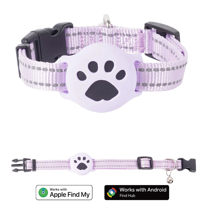 IP67 Waterproof GPS Animal Tracker Collar for Cats & Dogs (iOS & Android)