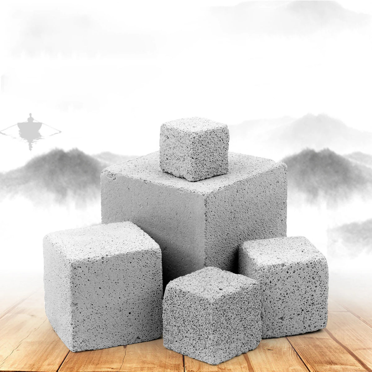 Natural Mineral Chew Stone — Volcanic Rock Molars for Small Pets