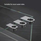 Aluminum Alloy Aquarium Tube Holder Clamp (Water Pipe Hose Mount, Glass Clip)