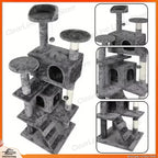 55-Inch Cat Tree Activity Center with Condo