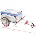 Foldable Bicycle Rear Pet Trailer — Pull-Behind Cycling Carrier for Pets & Outdoor Baggage