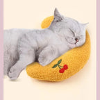 U-Shaped Cat & Kitten Sleeping Pillow — Soft Pet Bed Pillow Toy for Small Cats & Dogs