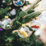 Round Christmas Ornament Caps & Hanger Strings (50-200 Pack)