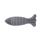 Catnip Fish Chew Toy — Plush Kicker for Dental Play