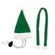 Christmas Santa Hat & Scarf Set — Mini Costume for Small Pets