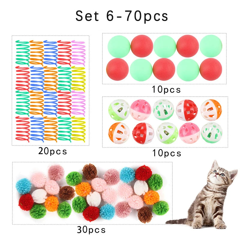 Sisal Mouse Ball Cat Toy Set — Wear-Resistant Claw & Teeth Toy