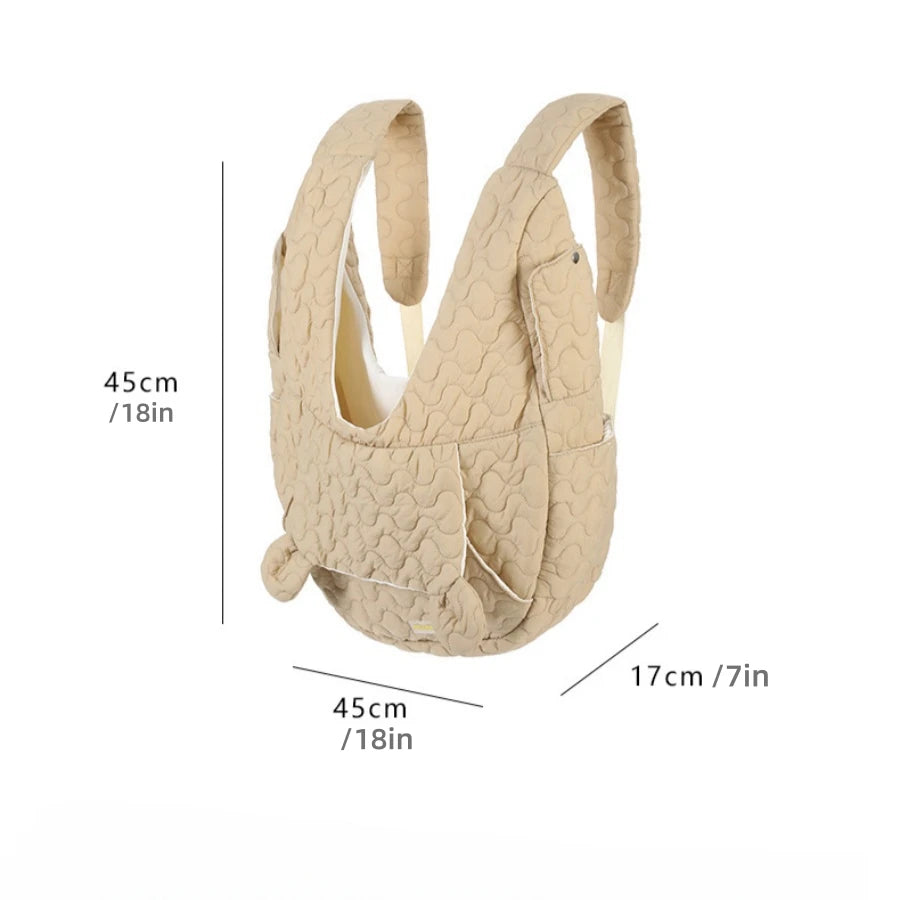 Extra-Large Pet Carrier Chest Bag (Waterproof, Outdoor, Dog & Cat)