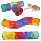 Foldable Crinkle Cat Tunnel — S, T & Y-Shape Multi-Path Play Tube