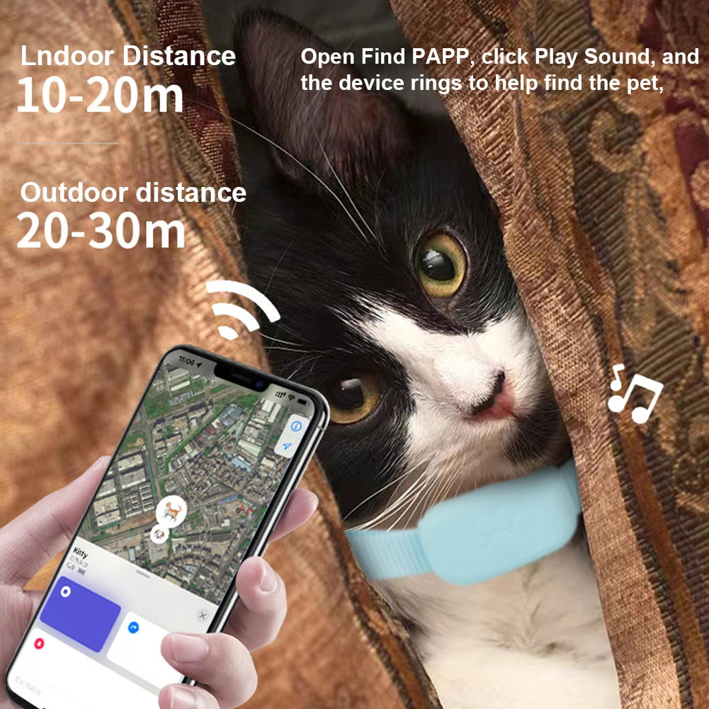 Waterproof Dog GPS Tracker with Movement Alert & Anti-Loss Alarm - iOS & Android (1-2 Pack)