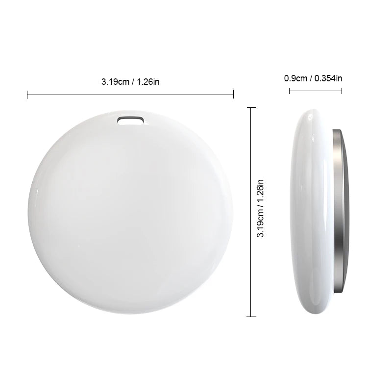 Apple Find My Bluetooth Tracker 2-Pack for Pets, Keys, Bags & Luggage (iOS)