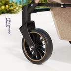 Large-Space Shockproof Breathable Lightweight Pet Stroller with One-Click Fold for Small & Medium Dogs & Cats