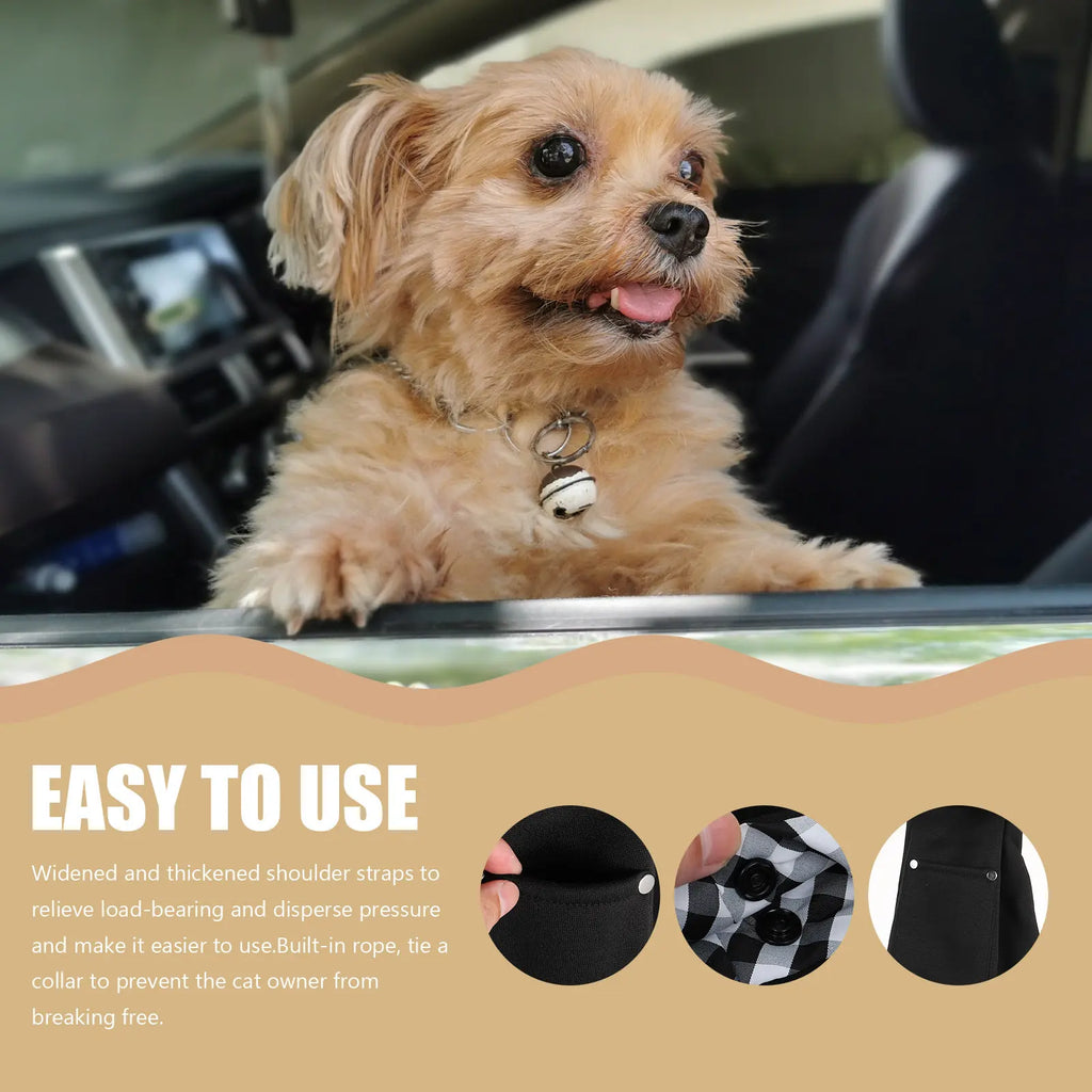 Lightweight Pet Sling Carrier (Outdoor Hiking, Camping, Breathable Polyester)