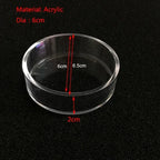Acrylic Aquarium Shrimp Feeding Dish & Tube (Transparent, Snail & Shrimp)