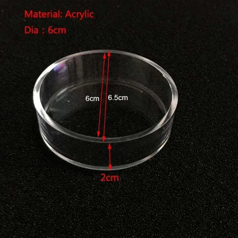 Acrylic Aquarium Shrimp Feeding Dish & Tube (Transparent, Snail & Shrimp)