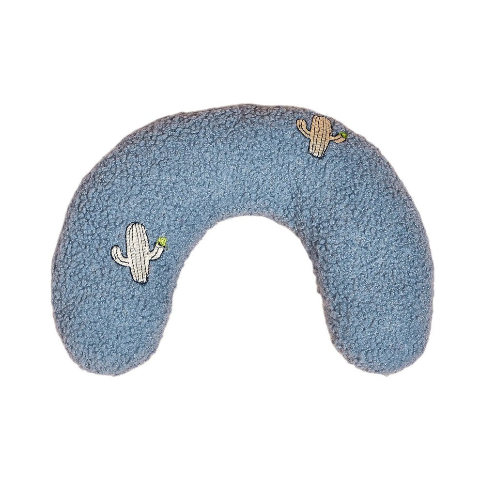 U-Shaped Plush Pet Pillow — Cervical Support Sleep Cushion for Cats & Dogs