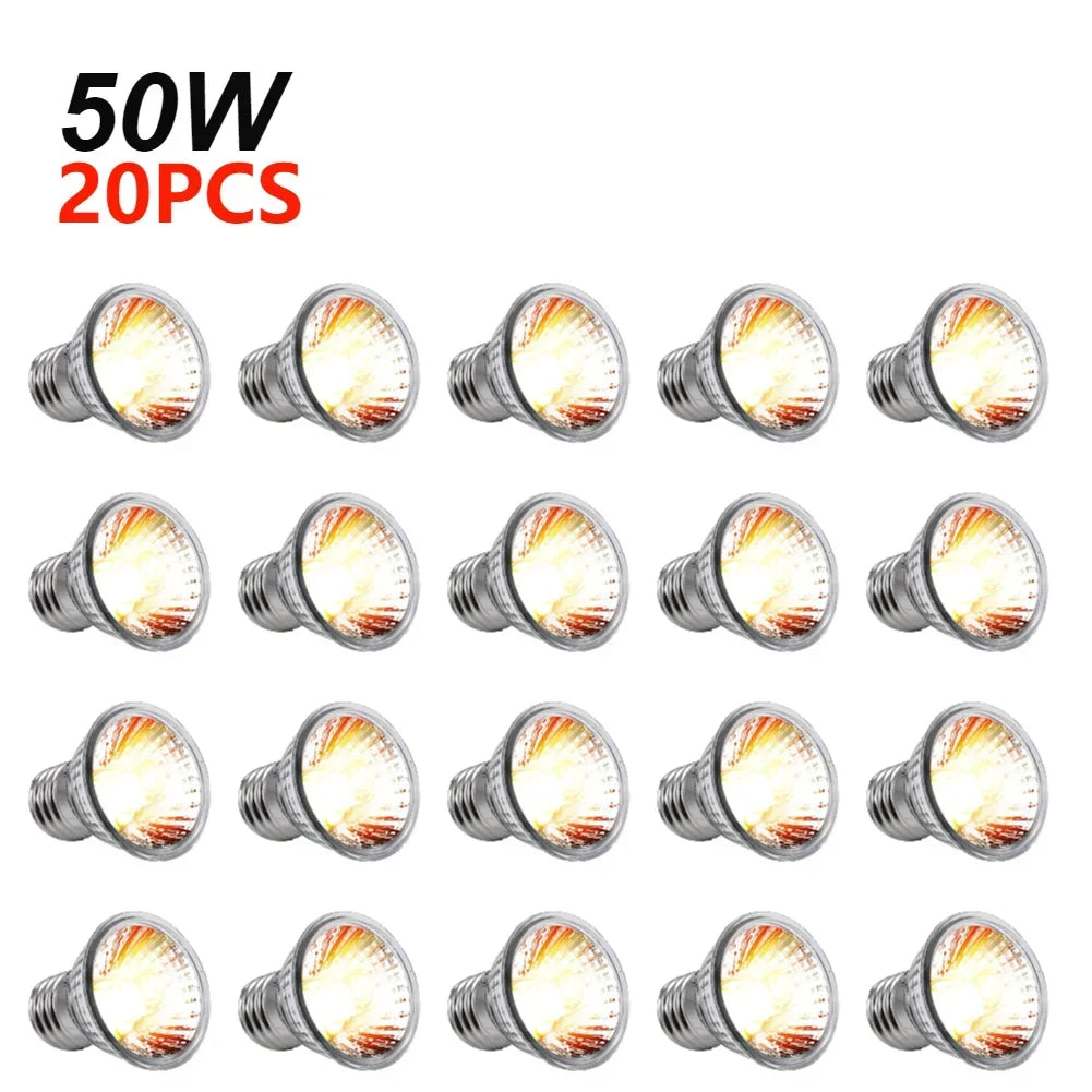 UVA+UVB Full Spectrum Reptile Basking Bulb — E27, Multi-Pack Options