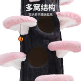 Floor-to-Ceiling Cat Tree with Jumping Platforms