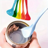 Plastic Pet Food Scoop Set — 3-Piece Multi-Color Feeding Scoops