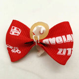 Christmas Pet Hair Bows 10-Pack (Holiday Party Accessories)