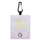 Canvas Dog Poop Bag Dispenser (Waste Bag Holder Set)