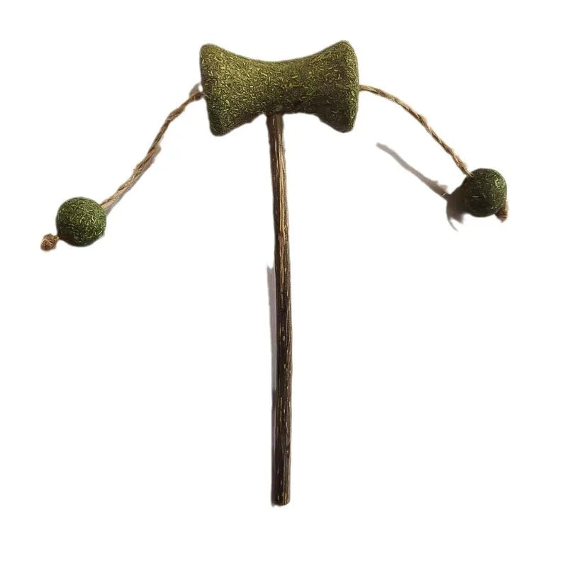 Natural Catnip Rattle Lick Ball Cat Toy — All-Breed Kitten Nip Chew & Fascination Toy