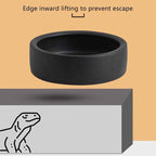 Anti-Escape Ceramic Reptile Feeder Dish — For Geckos, Snakes & Crawling Insects