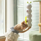 Smart Whack-a-Mole Caterpillar Cat Toy — Motion Sensor Feather Teaser