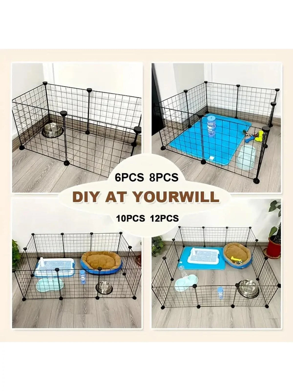Modular DIY Pet Playpen & Fence