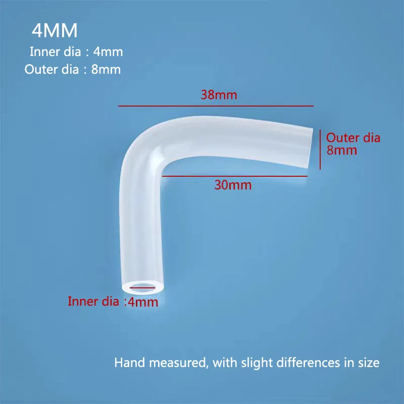 Soft Silicone Aquarium Elbow Connector (Flexible Joint, Hard Tube Adapter)