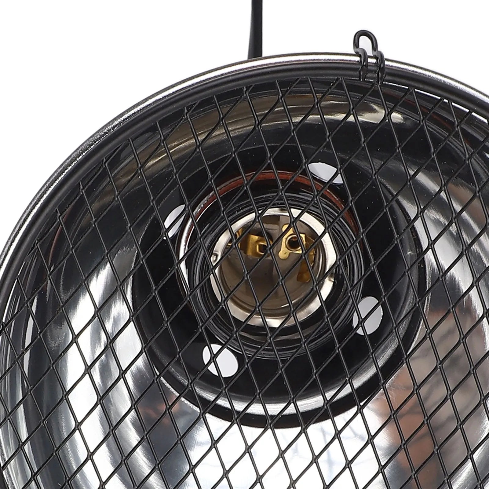 5.5in Ceramic Dome Heat Lamp Fixture — Uniform Heating for Reptiles & Amphibians