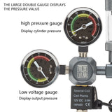ZRDR Aquarium CO2 Regulator (Solenoid Valve, Bubble Counter, Planted Tank)