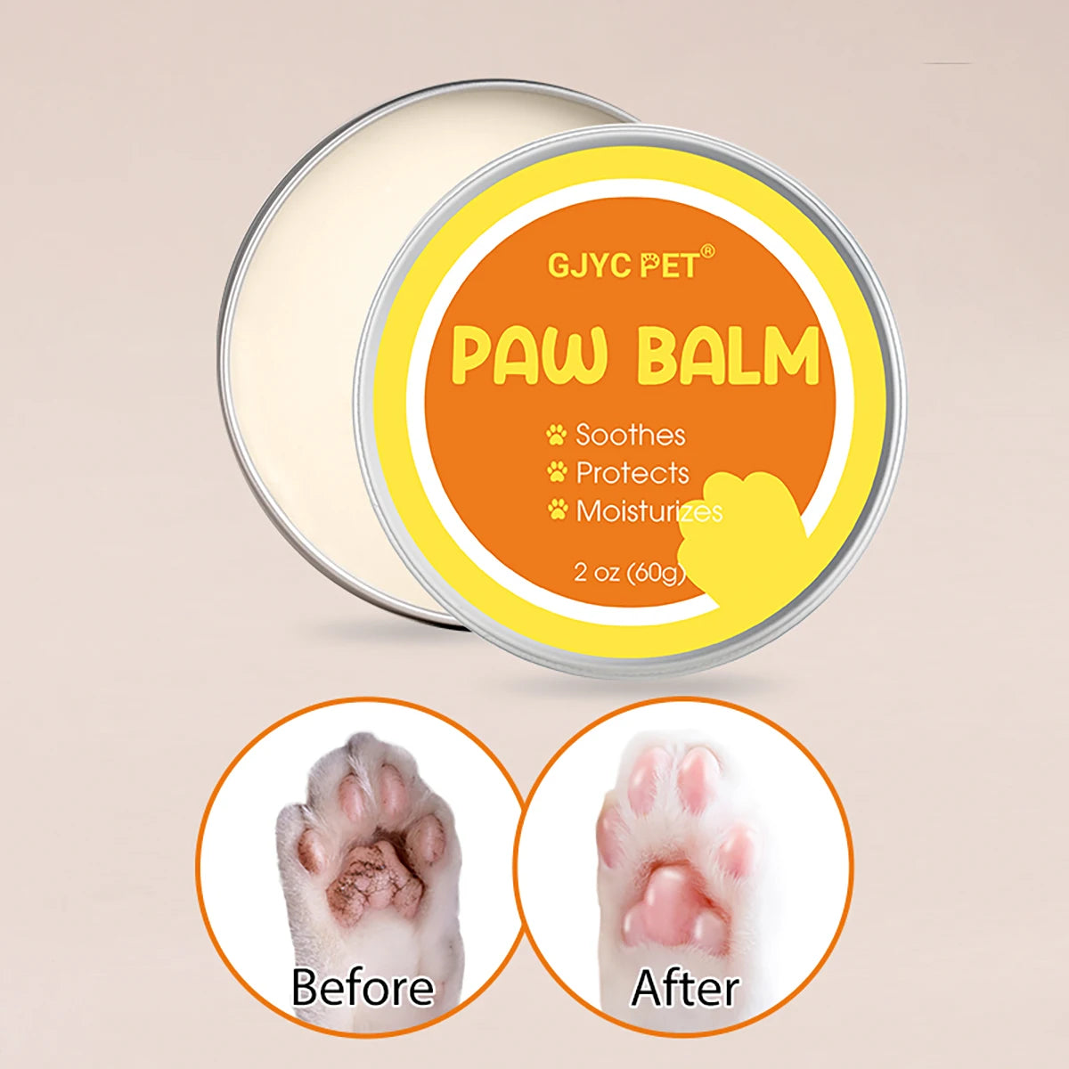 Dog & Cat Paw Balm — Crack Repair & Feet Moisturizer Cream