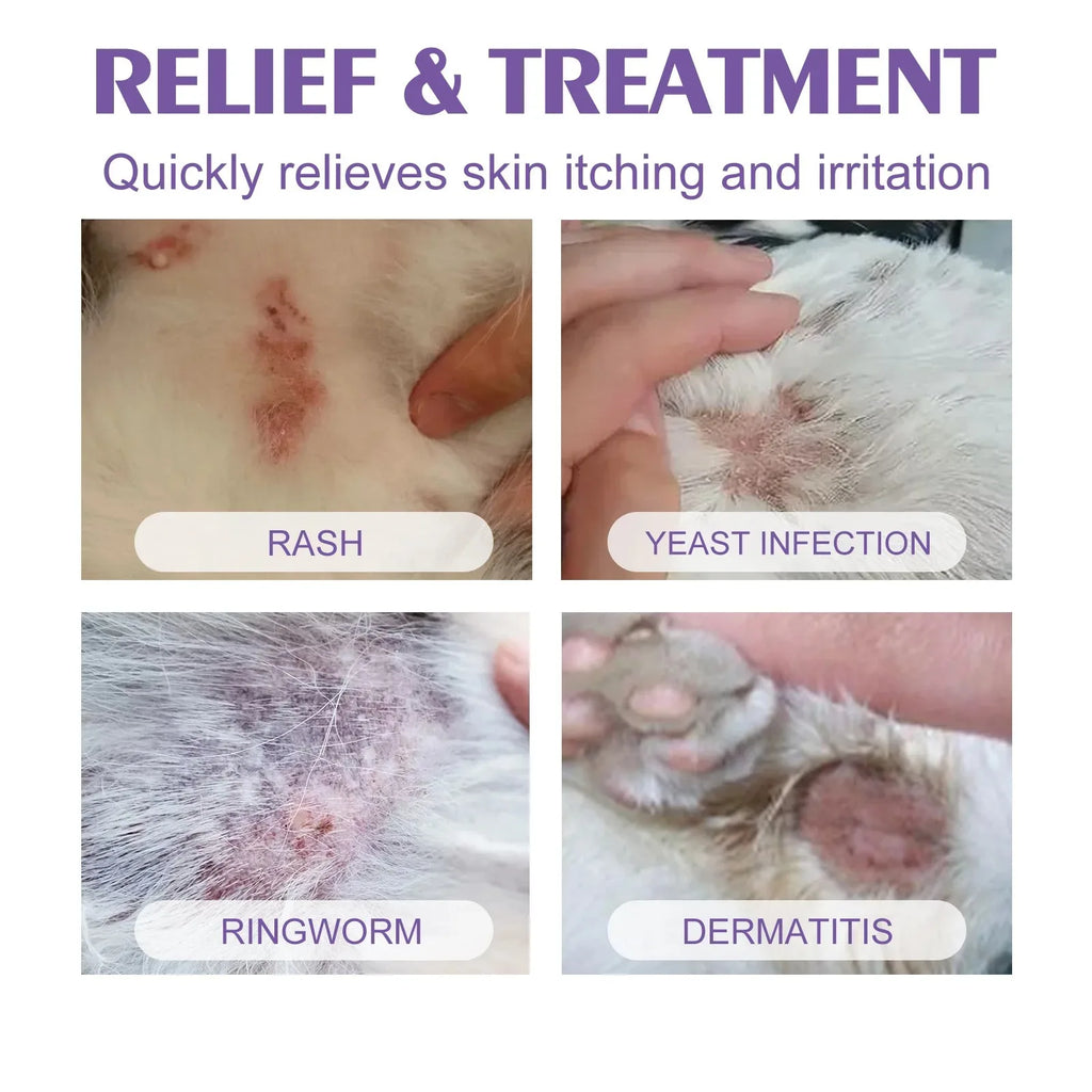 Pet Skin Relief Spray — Wound & Hair Regrowth Repair Serum, 60ml