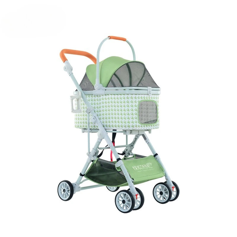 MAXFOR Luxury Washable Pet Stroller for Cats & Dogs up to 25 kg — Foldable