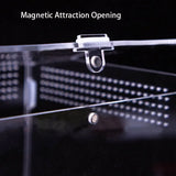 Acrylic Reptile Breeding Box — Magnetic Anti-Escape Feeding Cage