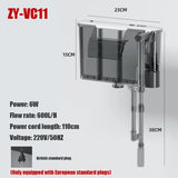 Wall-Mounted 3-in-1 Aquarium Waterfall Filter Pump (110V/220V)