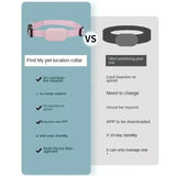 MFi Certified Smart Anti-Loss Locator Collar - Silicone Tracker for Cats & Kids